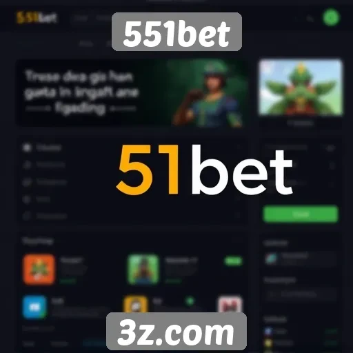 Interface do usuário no site 551bet é amigável